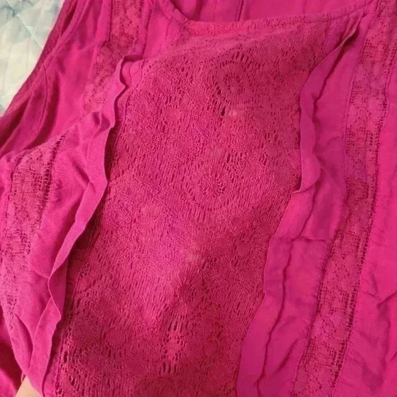 ARIZONA size small fuisha/pink crop top - Picture 3 of 4